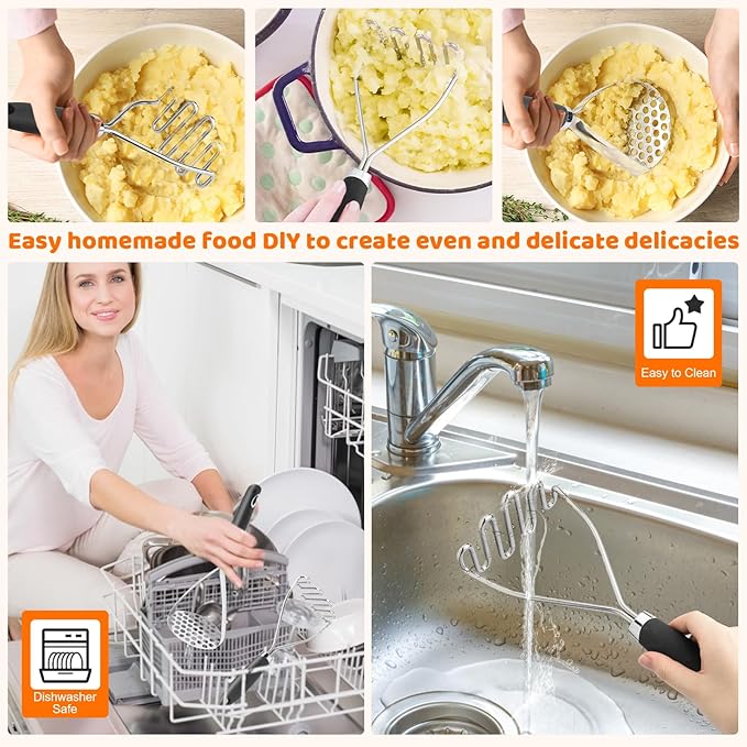 Potato Mashers Set of 2 Pieces