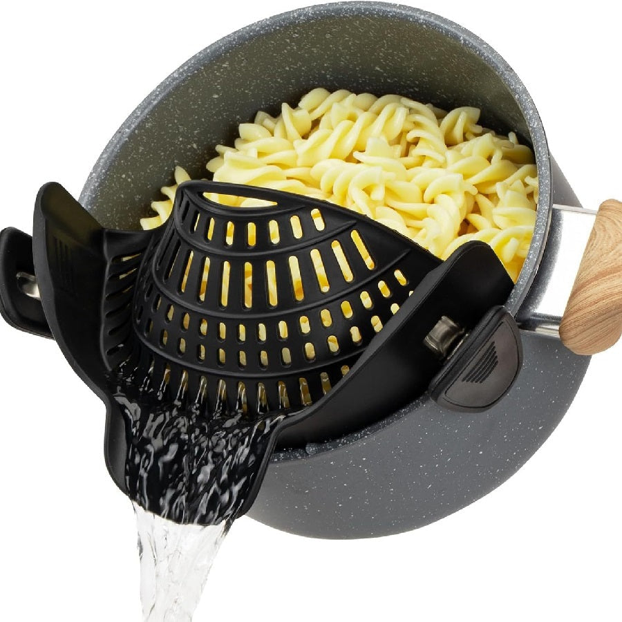 Clip On Strainer Silicone for All Pots and Pans